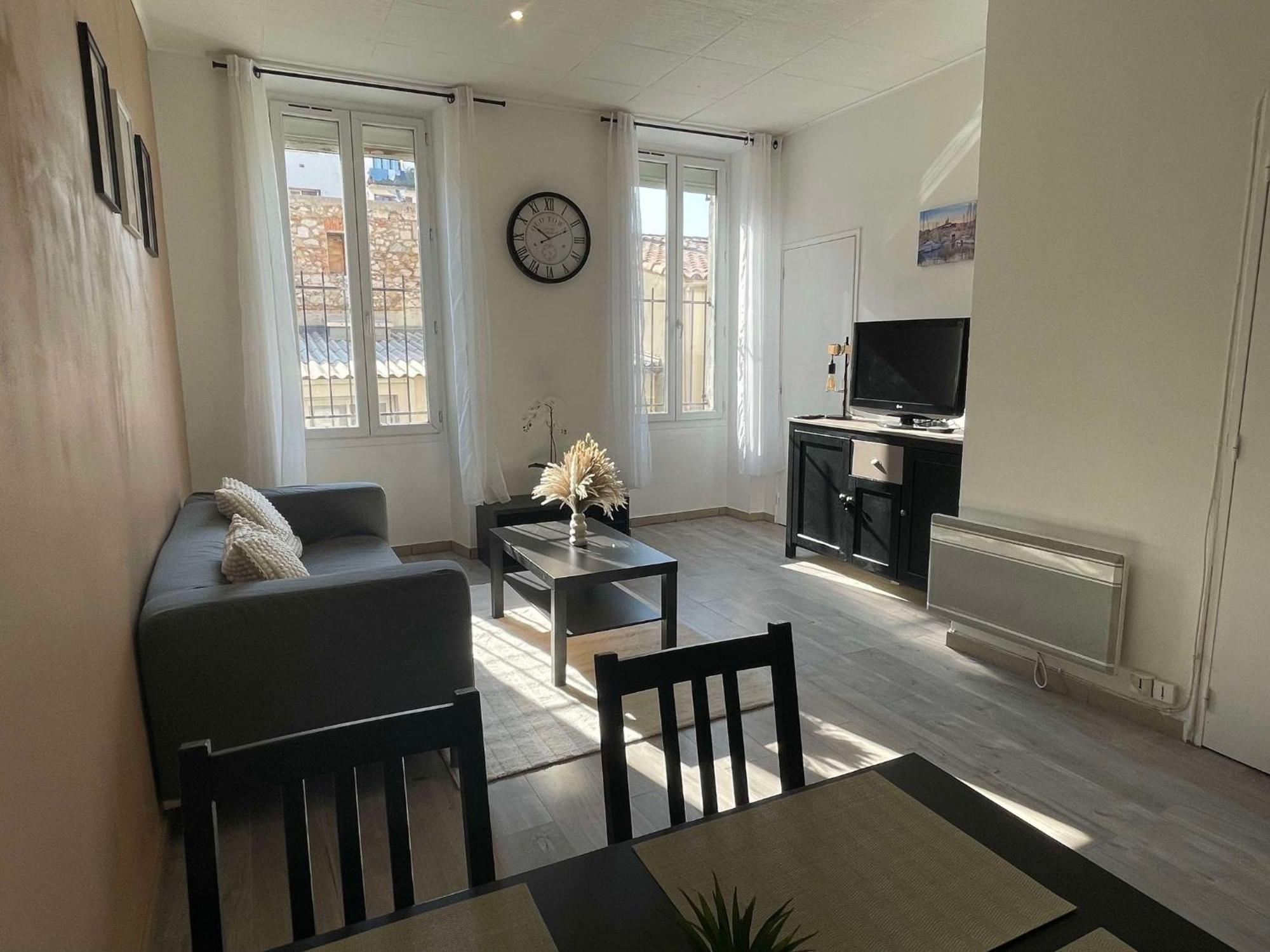 Marseille Centre - Wifi - Lave Et Seche Linge - Calme - Cuisine Apartment ภายนอก รูปภาพ